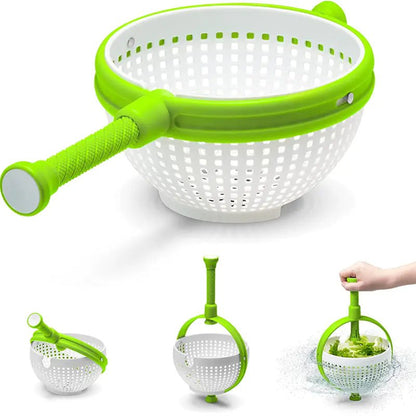 Scratch Resistant Nylon Salad Spinner Colander - Catch Cards