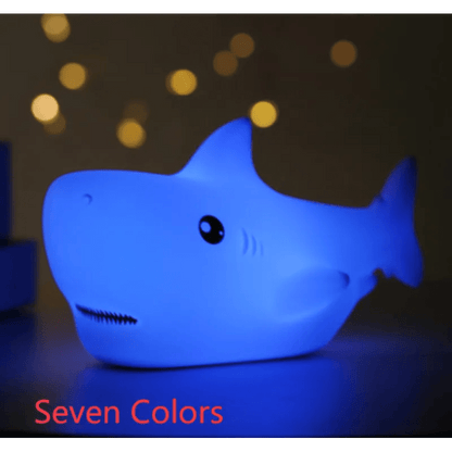 Shark Lamp Fashion Creative Marine Animal Night LED Light - Catch Cards