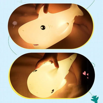 Shark Lamp Fashion Creative Marine Animal Night LED Light - Catch Cards