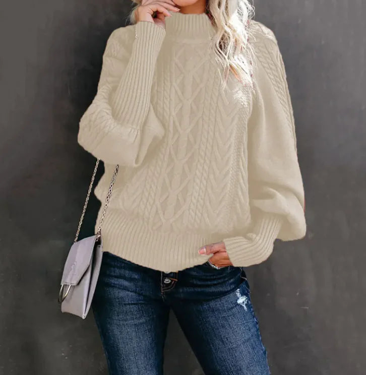 Women's New Style Medium Neck Sweater WEM Support (www.WEM.support)