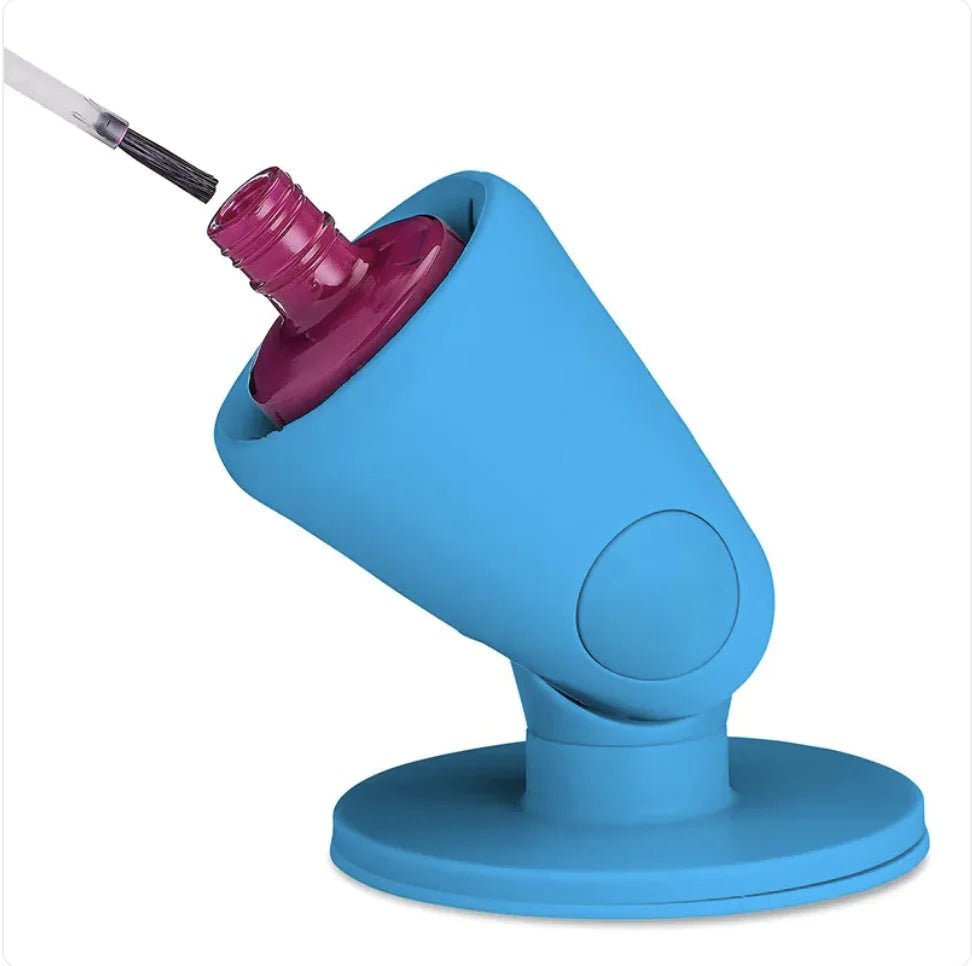 Silicone Nail Polish Holder Ring - Catch Cards