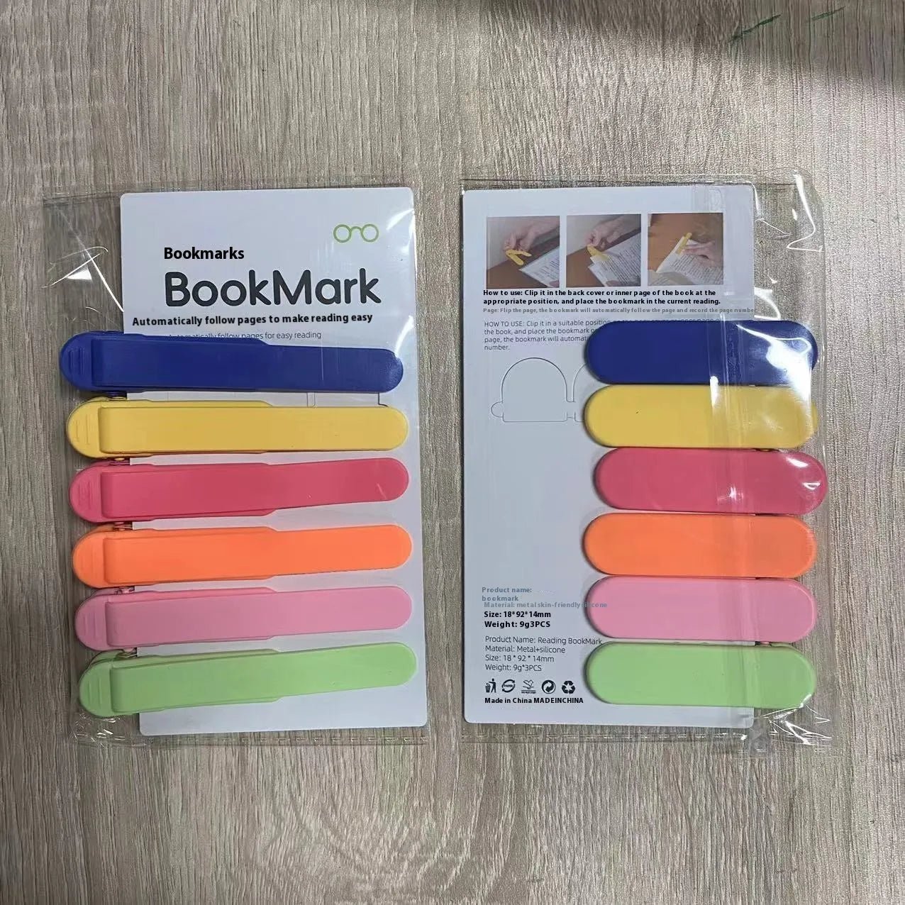 Silicone Simple Bookmark Holder Reading Tool - Catch Cards