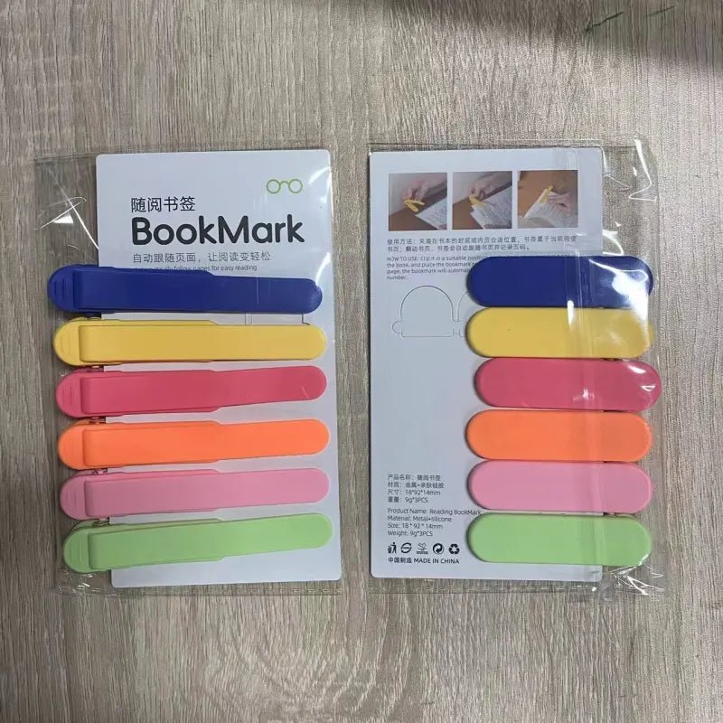 Silicone Simple Bookmark Holder Reading Tool - Catch Cards