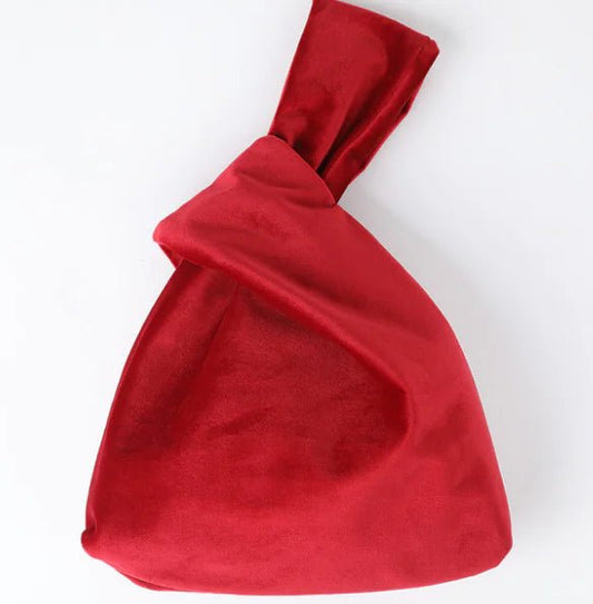 Silk Satin Knot Handbag - Catch Cards