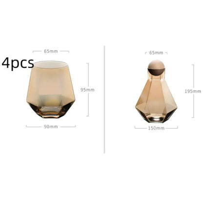 Six - Row Glass Cold Water Bottle - Catch Cards