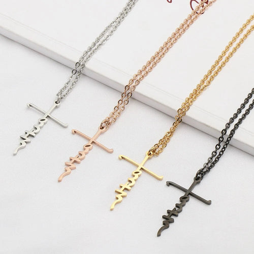 Fashion Faith Stainless Steel Pendant WEM Support (www.WEM.support)