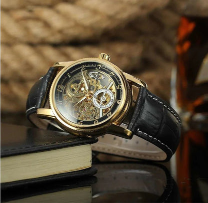 Skeleton Mechanical Watch - Catch Cards