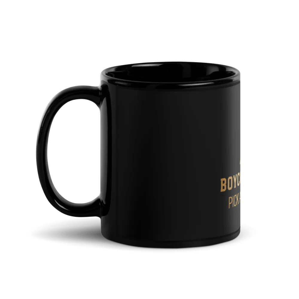 Sleek Black Ceramic Mug - Catch Cards