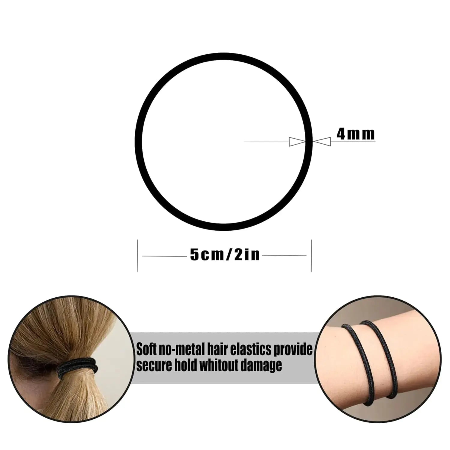 Sleek Stretch Seamless Hair Tie - Catch Cards