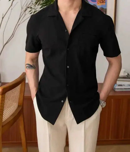 Sleek V - Neck Fashion Tee - Catch Cards