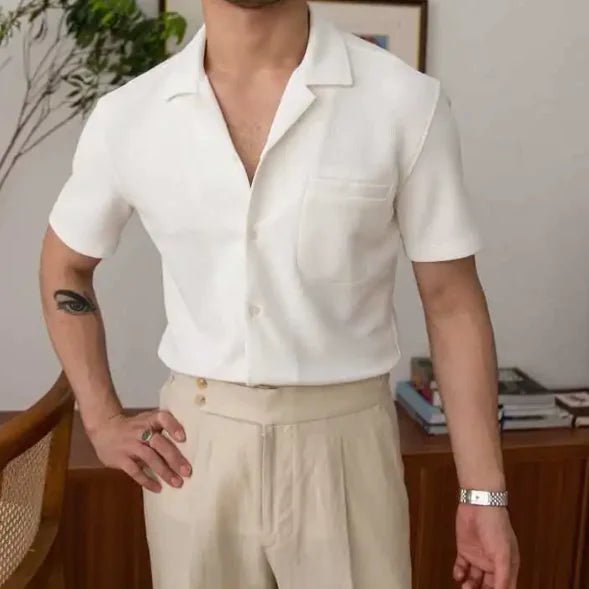 Sleek V - Neck Fashion Tee - Catch Cards