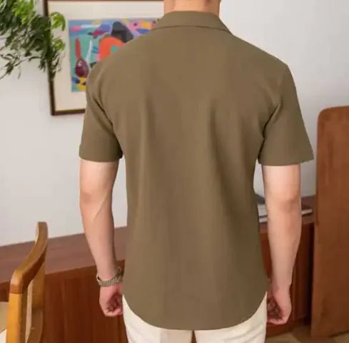 Sleek V - Neck Fashion Tee - Catch Cards