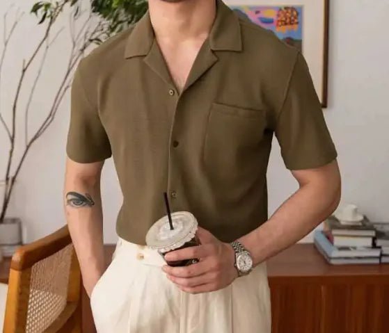 Sleek V - Neck Fashion Tee - Catch Cards