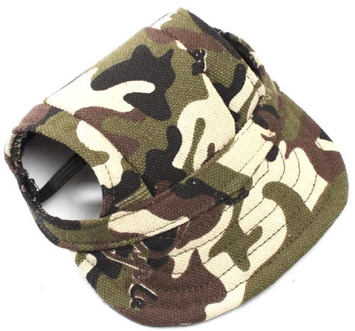 Small Dog Canvas Baseball Hat - Catch Cards