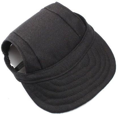 Small Dog Canvas Baseball Hat - Catch Cards