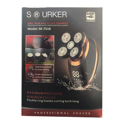 Smart LED Display Electric Hair Clipper for Men - Catch Cards