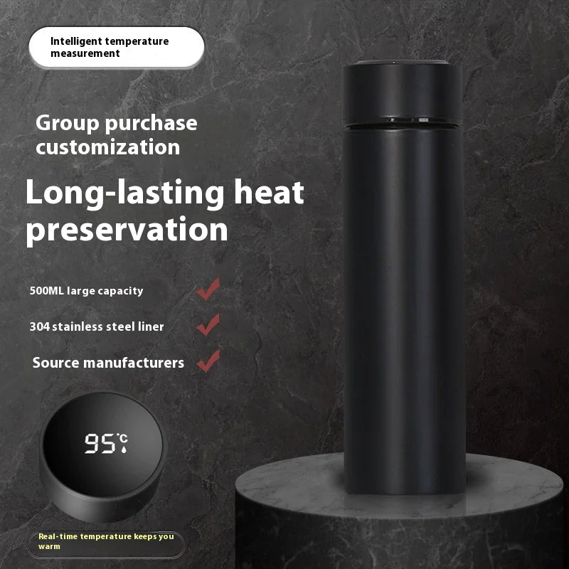 Smart Temperature Display Vacuum Cup - Catch Cards
