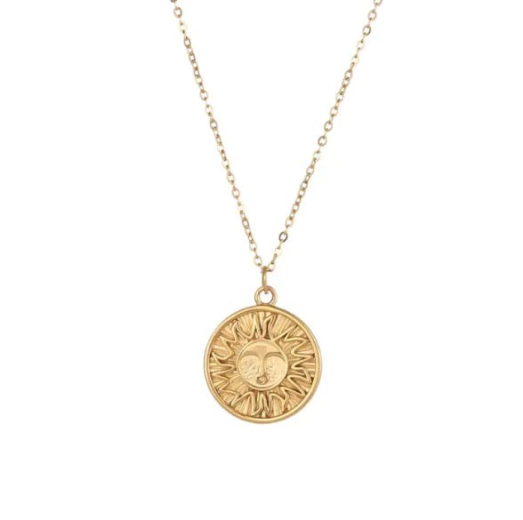Soleil Gold Necklace - Catch Cards