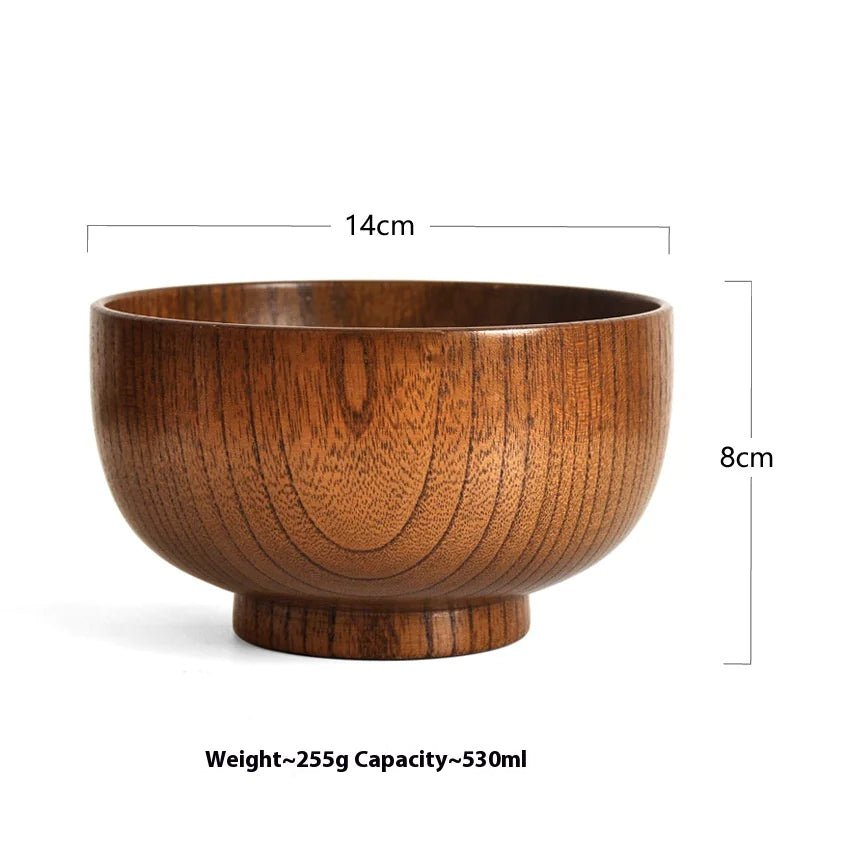 Solid Wood Soup & Noodle Bowl - Catch Cards