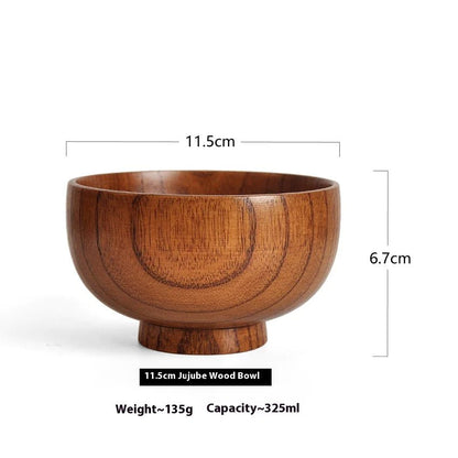 Solid Wood Soup & Noodle Bowl - Catch Cards