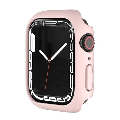SOLOLUP Compatible for Apple Watch Case 41mmHard PC Case Frame Anti - scratch Bumper Protective Cover for Apple Watch Series 8 for Apple Watch Series 7Pink - Catch Cards