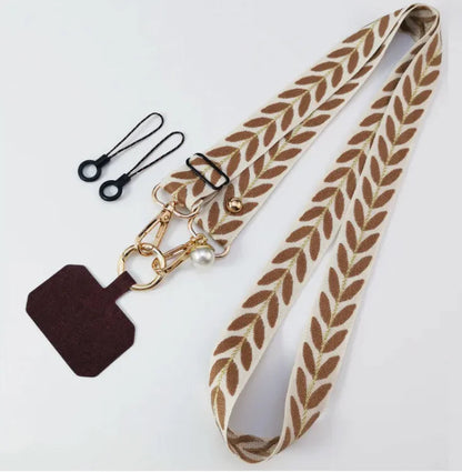 Hands-Free Crossbody Phone Lanyard WEM Support (www.WEM.support)