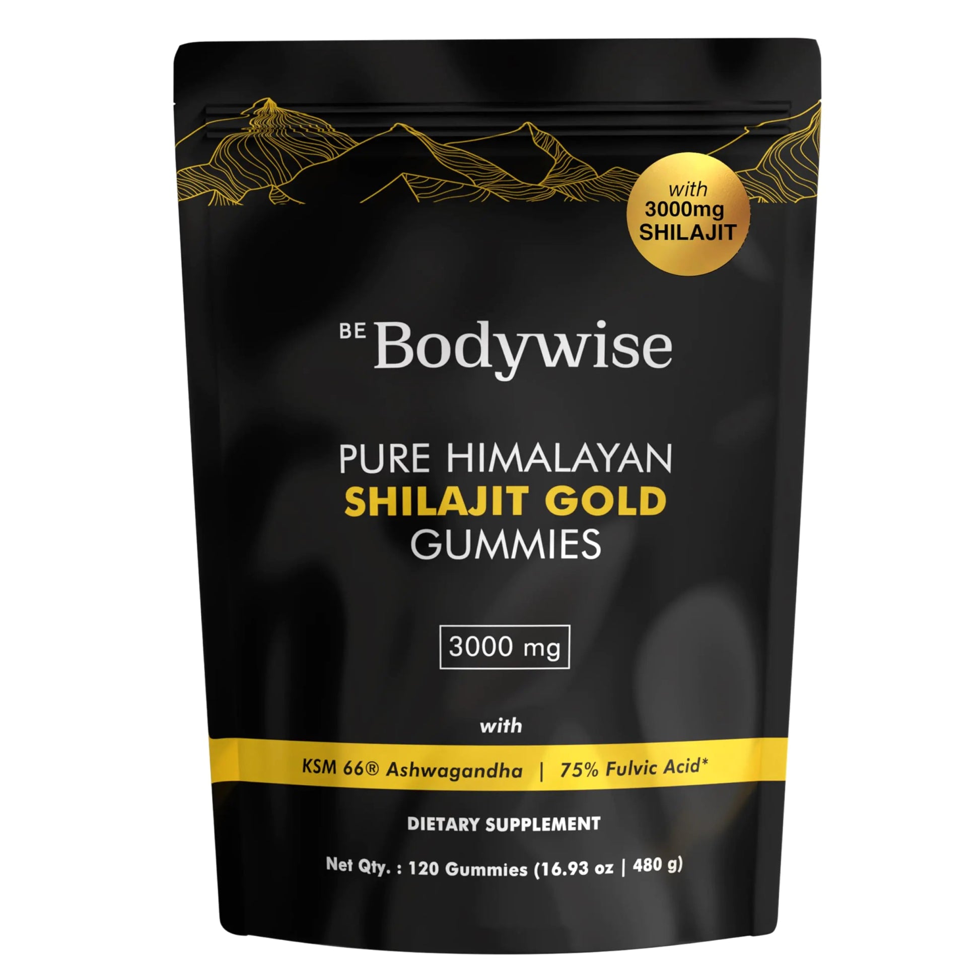 SPANISH / ENGLISH: Be Bodywise Gummies de Shilajit del Himalaya Puro Oro I Sin Azúcar Añadida I Ashwagandha Gokshura | Ácido Fúlvico y Más de 85 Minerales Traza I para Hombres y Mujeres // Be Bodywise Pure Himalayan - Catch Cards