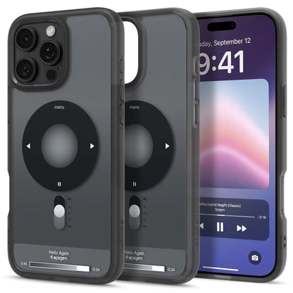 Spigen Ultra Hybrid MagFit Designed for iPhone 16 Pro Case [Anti - Yellowing] [Military - Grade Protection] Compatible with MagSafe - Carbon Fiber - Catch Cards