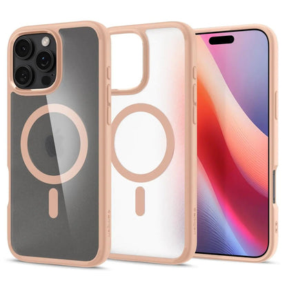 Spigen Ultra Hybrid MagFit Designed for iPhone 16 Pro Case [Anti - Yellowing] [Military - Grade Protection] Compatible with MagSafe - Carbon Fiber - Catch Cards