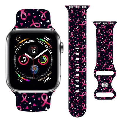 Sport Strap Compatible with Apple Watch Band 38mm 40mm 41mm 42mm 44mm 45mm 46mm 49mm Men Women,Adjustable Soft Silicone Wristbands for iWatch Ultra Series 10 9 8 7 6 5 4 3 2 1 SE - Catch Cards