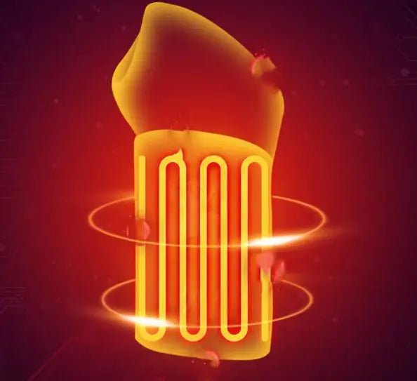 Sports Electric Heated Bracers Wearable on Wrist - Catch Cards