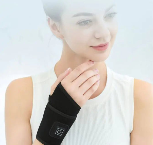 Sports Electric Heated Bracers Wearable on Wrist - Catch Cards