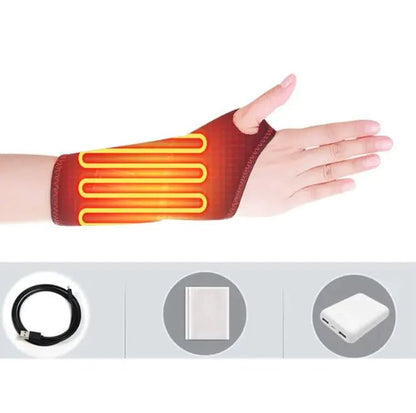 Sports Electric Heated Bracers Wearable on Wrist - Catch Cards