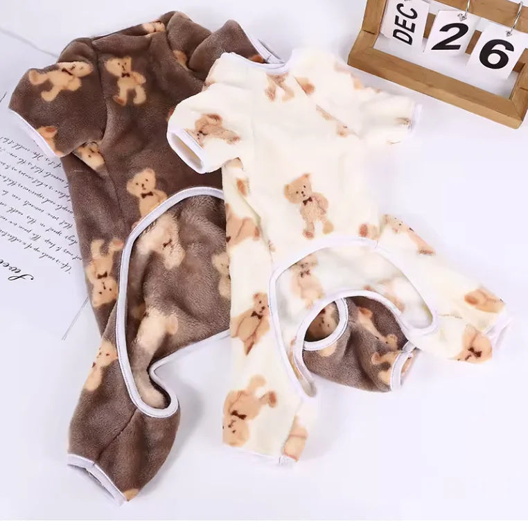 Pet Plush Jumpsuit HejK.com