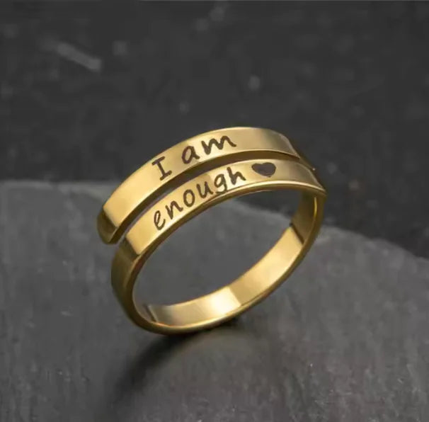 Engraved Adjustable Ring WEM Support (www.WEM.support)