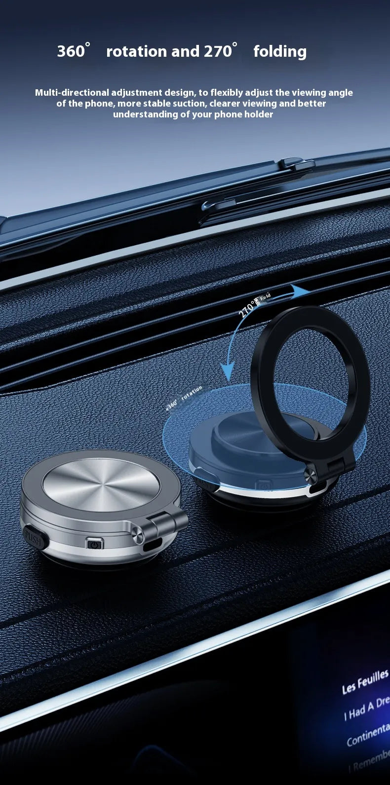 Magnetic Multi-function Car Phone Holder WEM Support (www.WEM.support)