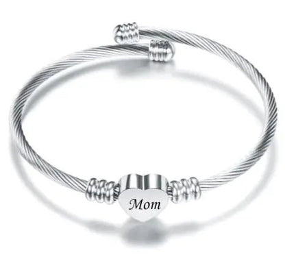 Stainless Steel Braided Mother’s Day Bracelets for Mom - Catch Cards