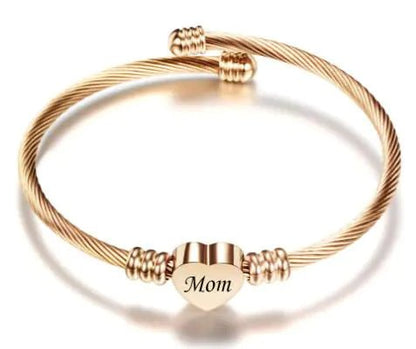 Stainless Steel Braided Mother’s Day Bracelets for Mom - Catch Cards