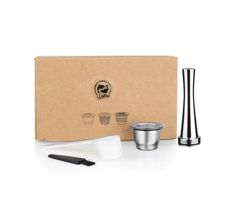 Stainless Steel Coffee Capsule - Catch Cards