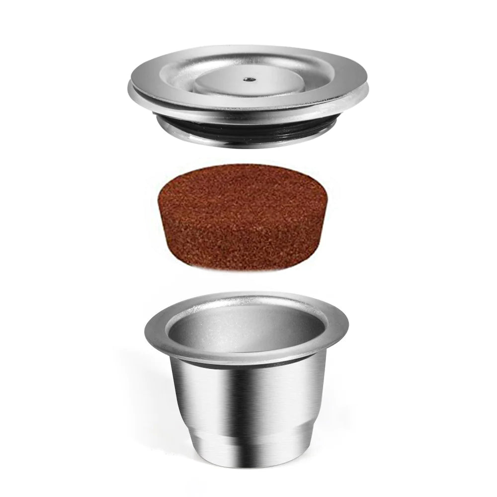 Stainless Steel Coffee Capsule - Catch Cards