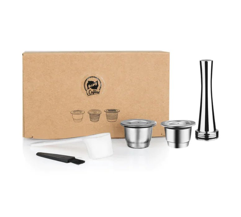 Stainless Steel Coffee Capsule - Catch Cards