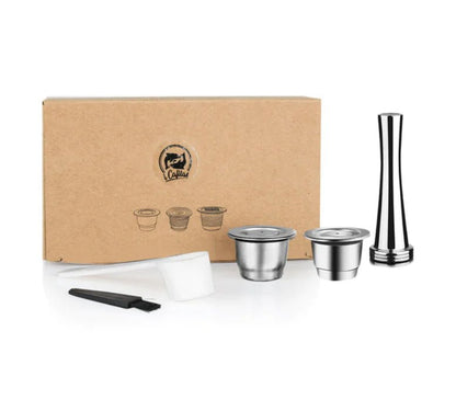 Stainless Steel Coffee Capsule - Catch Cards