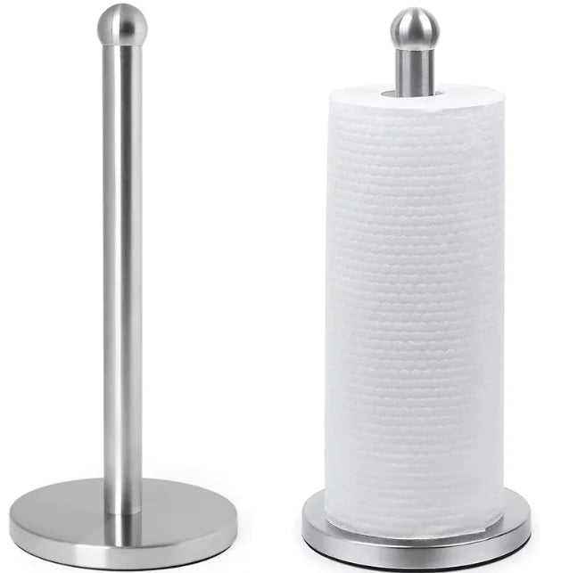 Stainless Steel Tissue & Towel Holder - Catch Cards