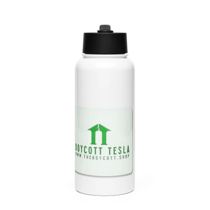 Stainless Steel Water Bottle with Straw Lid - Catch Cards