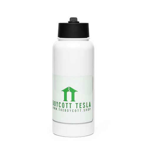 Stainless Steel Water Bottle with Straw Lid - Catch Cards