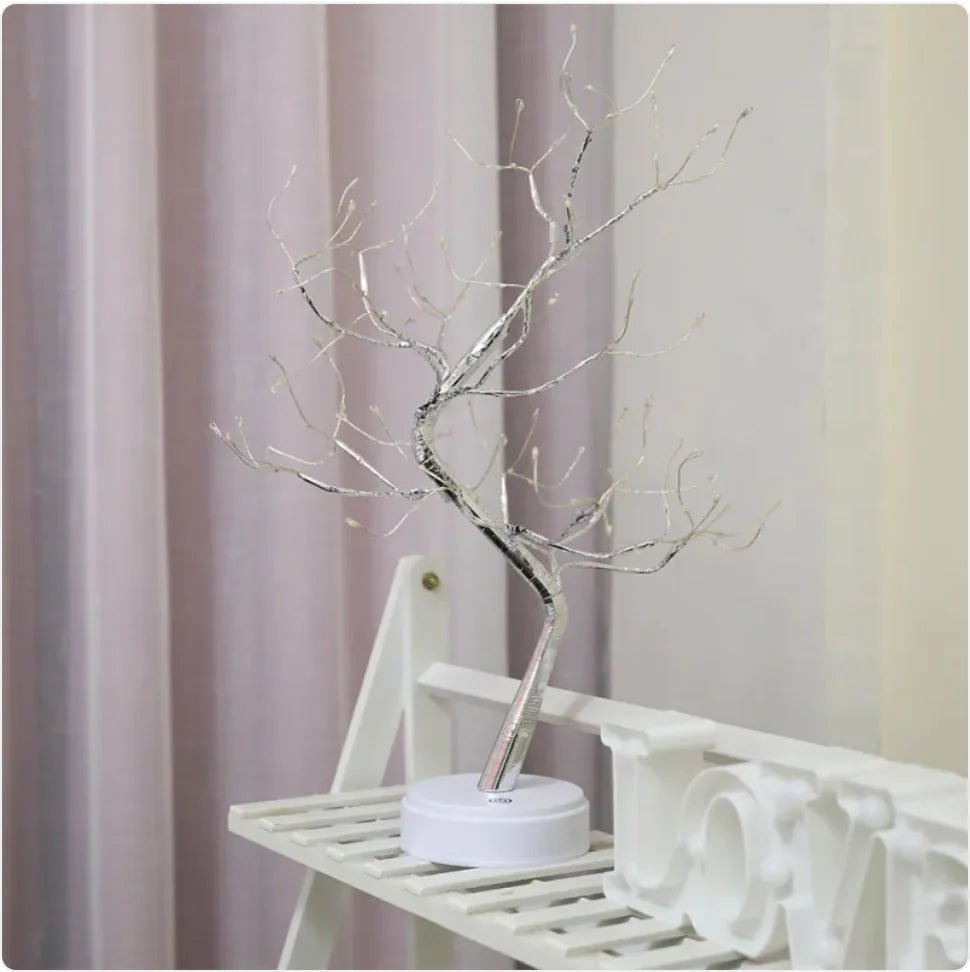 Starry Sky LED Copper Wire Tree Lamp - Catch Cards