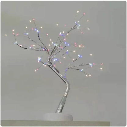 Starry Sky LED Copper Wire Tree Lamp - Catch Cards