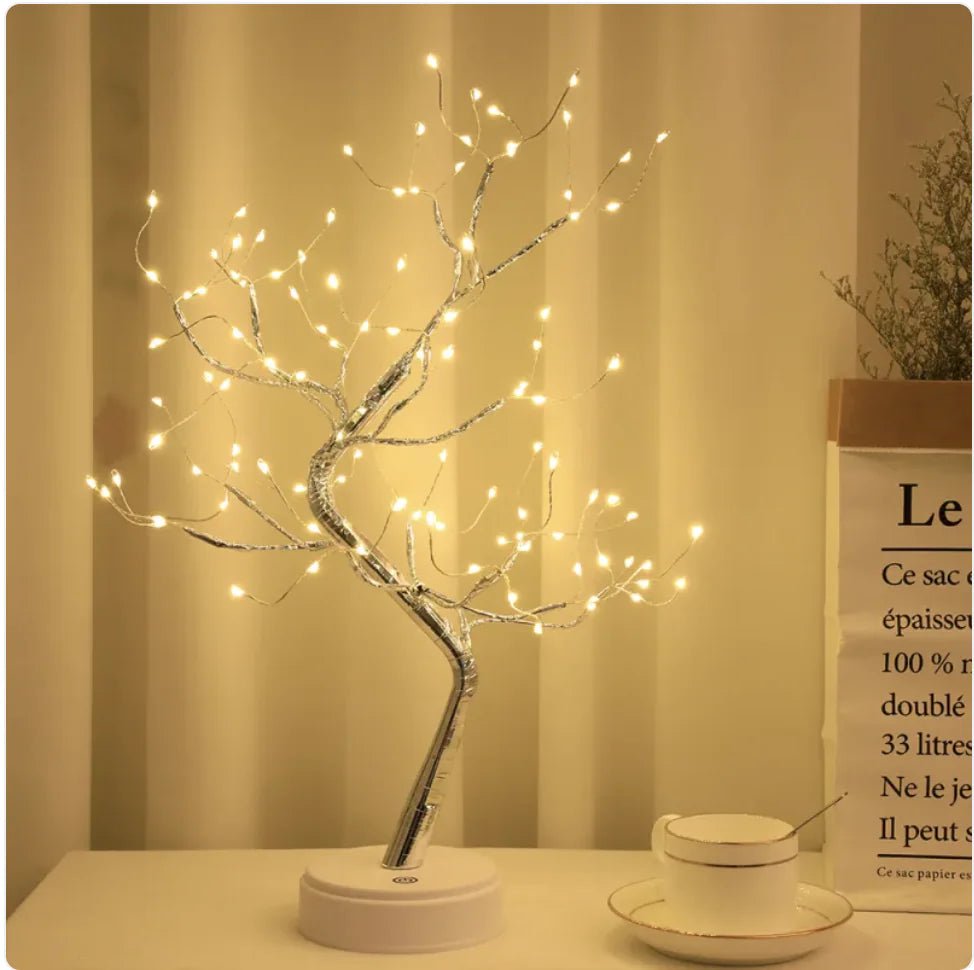 Starry Sky LED Copper Wire Tree Lamp - Catch Cards