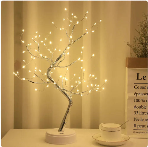 Starry Sky LED Copper Wire Tree Lamp - Catch Cards