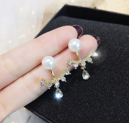 Stylish Frosted Hoop Earrings - Catch Cards